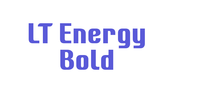 LT Energy Bold Font