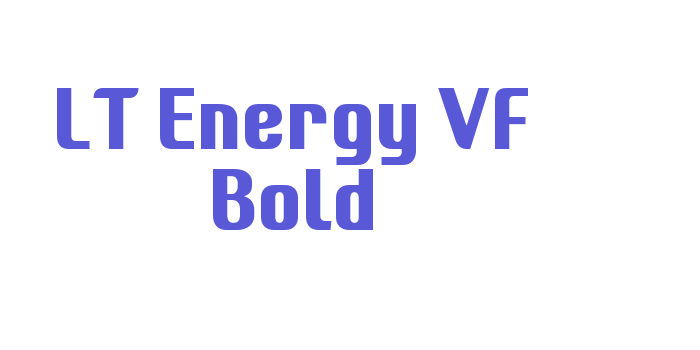 LT Energy VF Bold Font Download