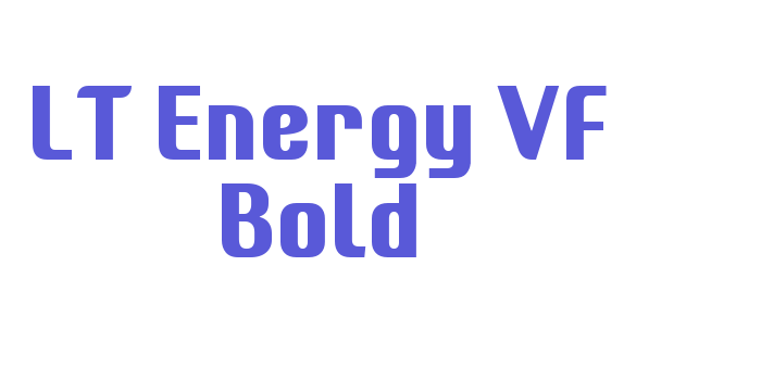 LT Energy VF Bold Font