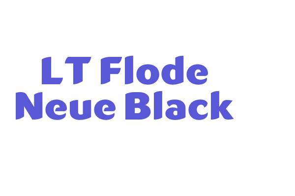 LT Flode Neue Black Font