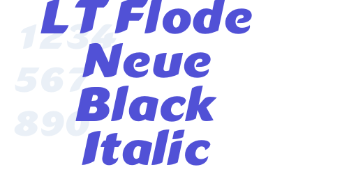 LT Flode Neue Black Italic-font-download