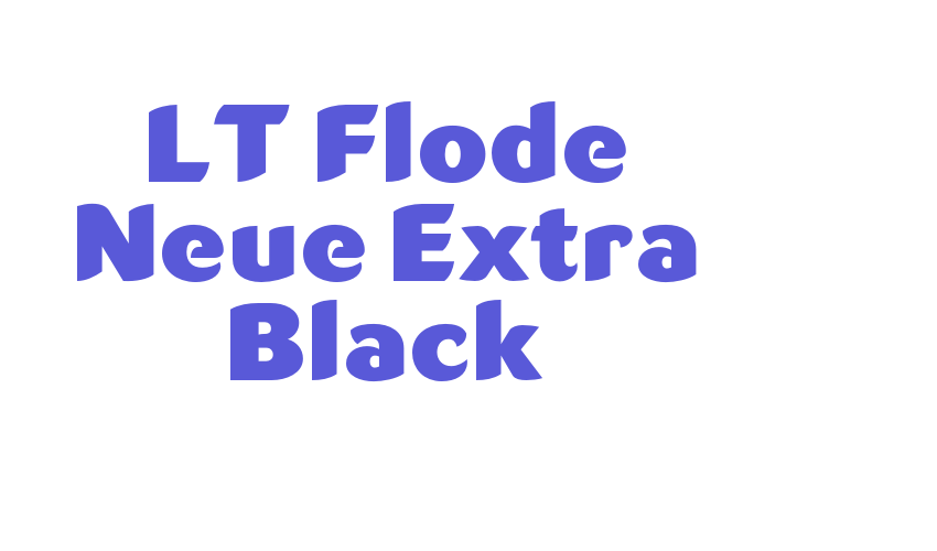 LT Flode Neue Extra Black Font Download