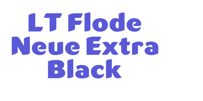 LT Flode Neue Extra Black Font Download