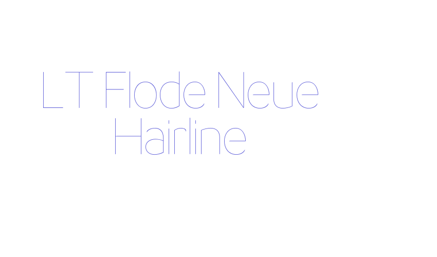 LT Flode Neue Hairline Font Download