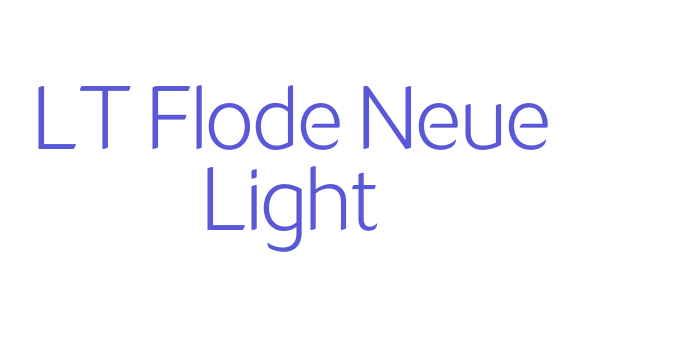 LT Flode Neue Light Font Download