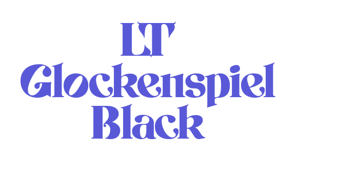 LT Glockenspiel Black Font Download