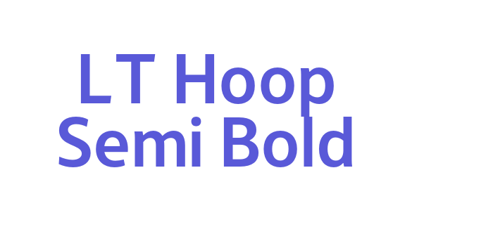 LT Hoop Semi Bold Font