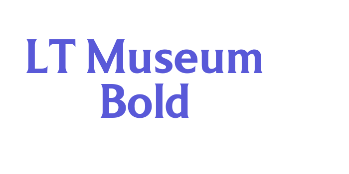 LT Museum Bold Font