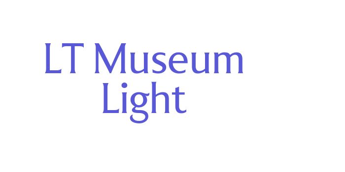 LT Museum Light Font Download