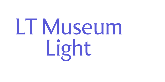 LT Museum Light Font