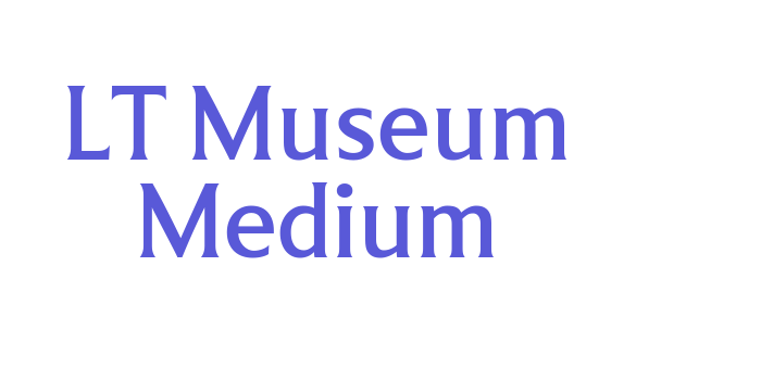 LT Museum Medium Font