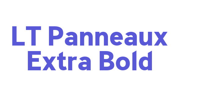 LT Panneaux Extra Bold Font Download