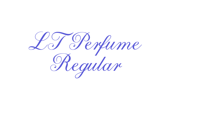 LT Perfume Regular Font