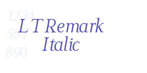 LT Remark Italic-font-download