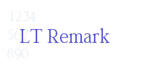 LT Remark-font-download