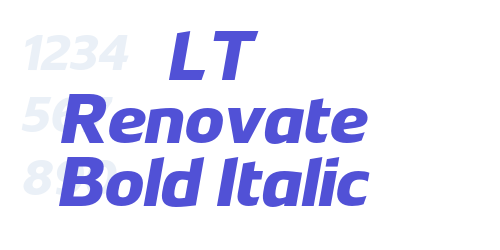 LT Renovate Bold Italic-font-download