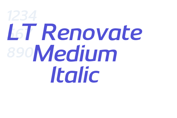 LT Renovate Medium Italic