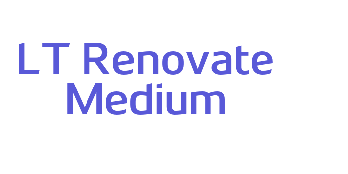 Download LT Renovate Medium Font