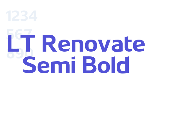 LT Renovate Semi Bold