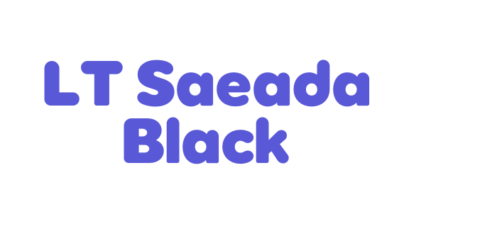 LT Saeada Black Font Download