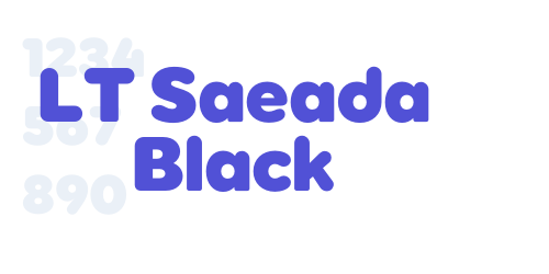 LT Saeada Black-font-download
