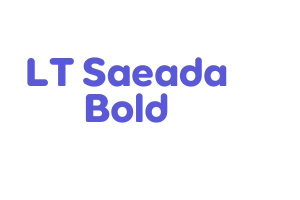 LT Saeada Bold Font