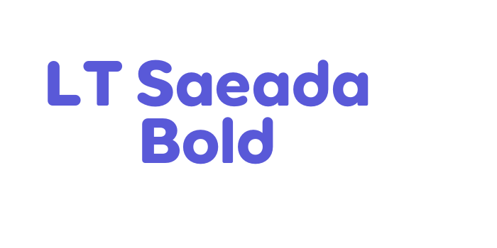 LT Saeada Bold Font Download