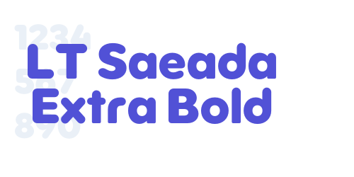 LT Saeada Extra Bold-font-download