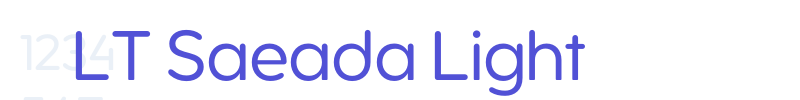 LT Saeada Light-font