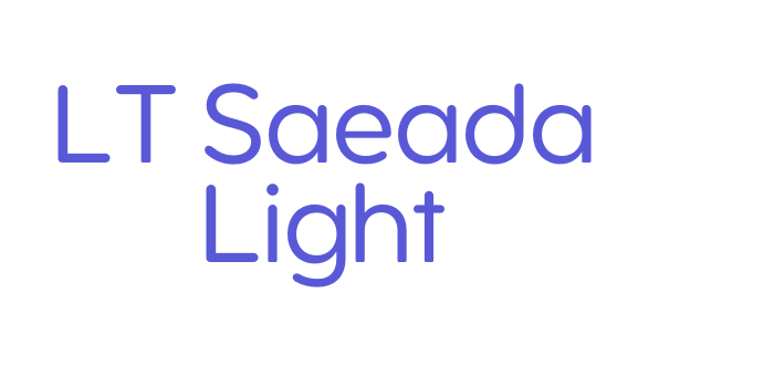 LT Saeada Light Font