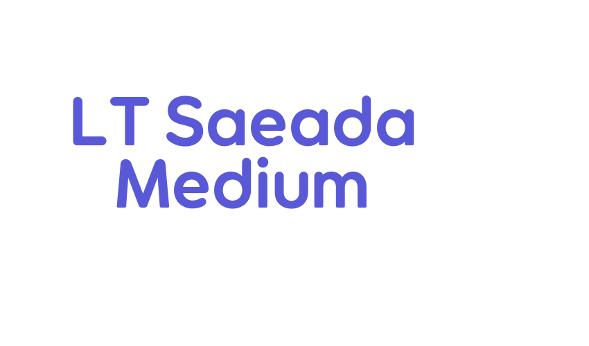 LT Saeada Medium Font Download