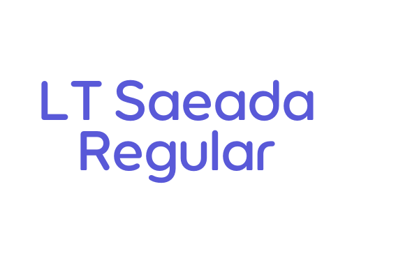 LT Saeada Regular Font