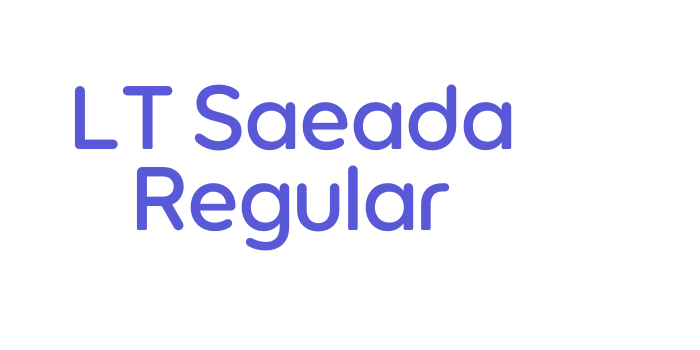 LT Saeada Regular Font Download