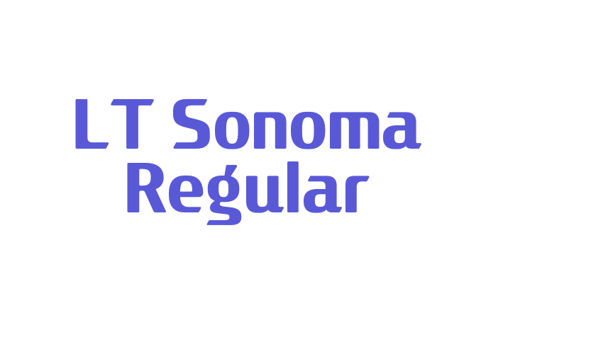 LT Sonoma Regular Font