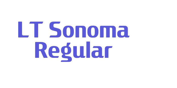 LT Sonoma Regular Font Download