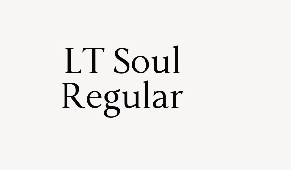 LT Soul Regular Font