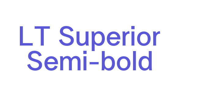 LT Superior Semi-bold Font Download