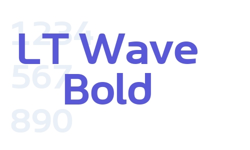 LT Wave Bold Font