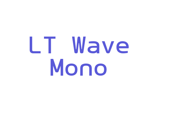 LT Wave Mono Font