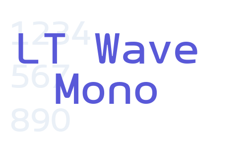 LT Wave Mono Font