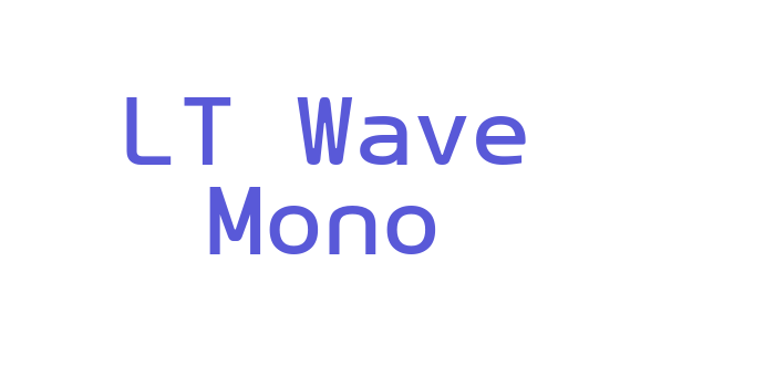 Download LT Wave Mono Font