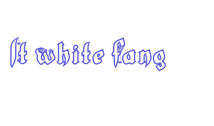 LT White Fang Font Download