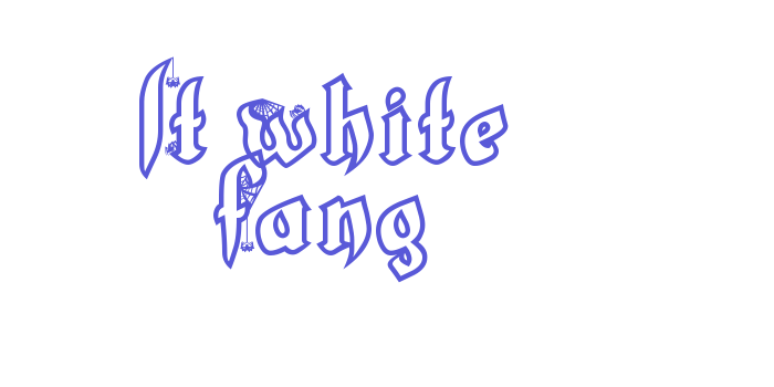 LT White Fang Font Download