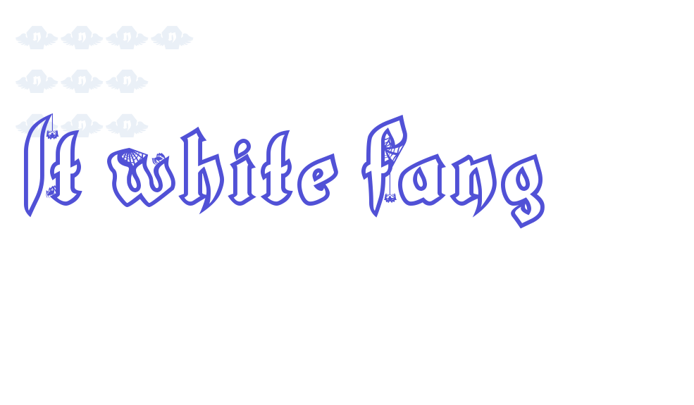 LT White Fang-font-download