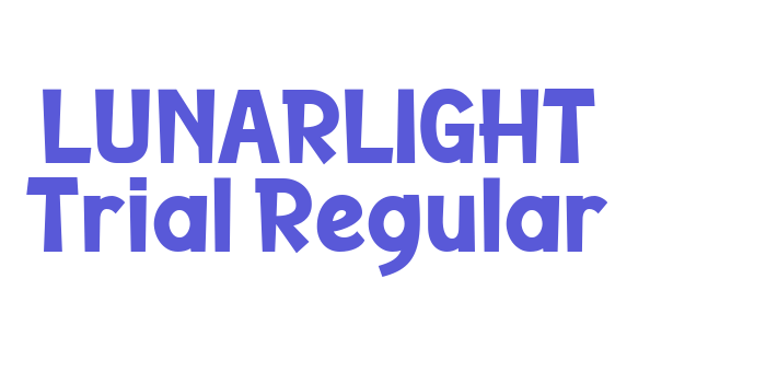 LUNARLIGHT Trial Regular Font Download