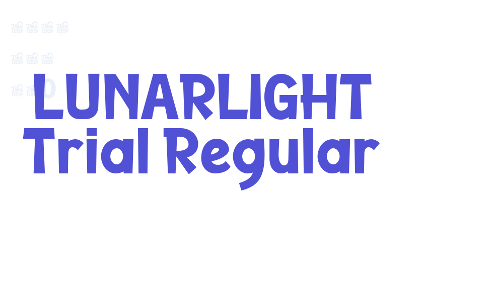 LUNARLIGHT Trial Regular-font-download