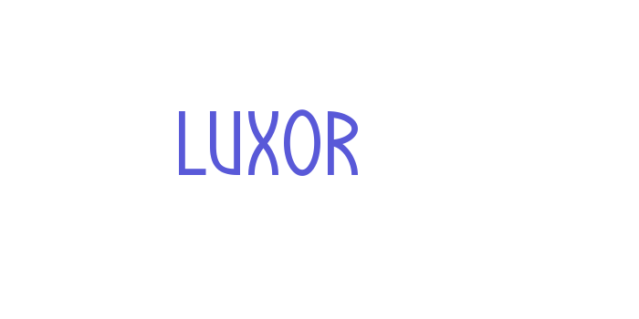 LUXOR Font