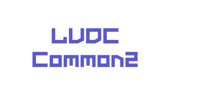 LVDC Common2 Font Download