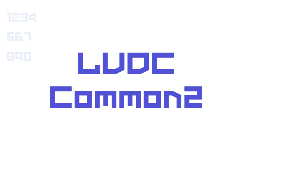 LVDC Common2-font-download