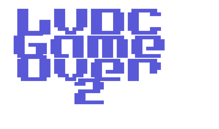 LVDC Game Over 2 Font